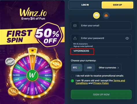 Winz.io Casino Bonus Codes .